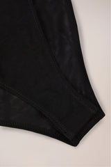 Strapless Bodysuit in Black