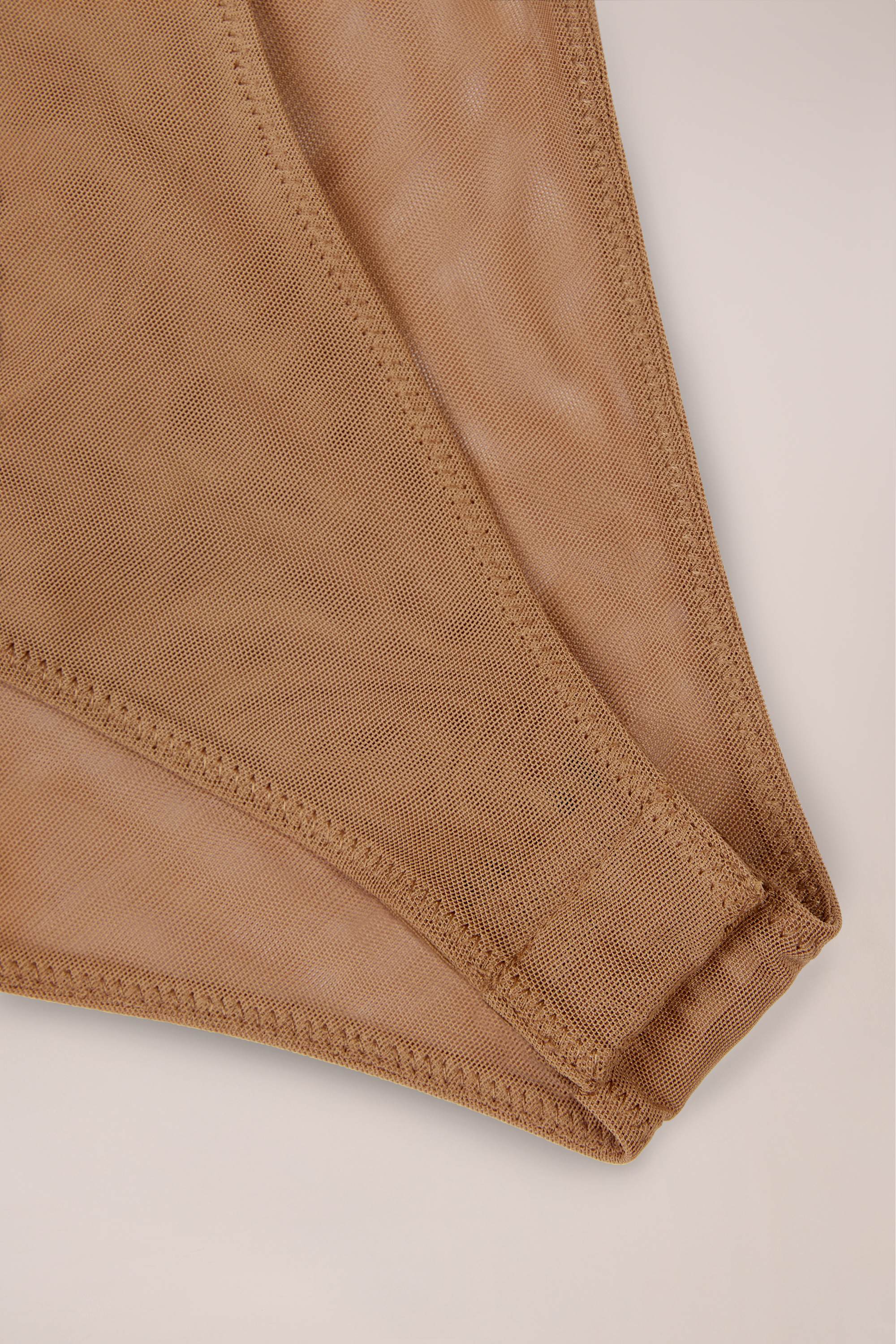 Strapless Bodysuit in Almond