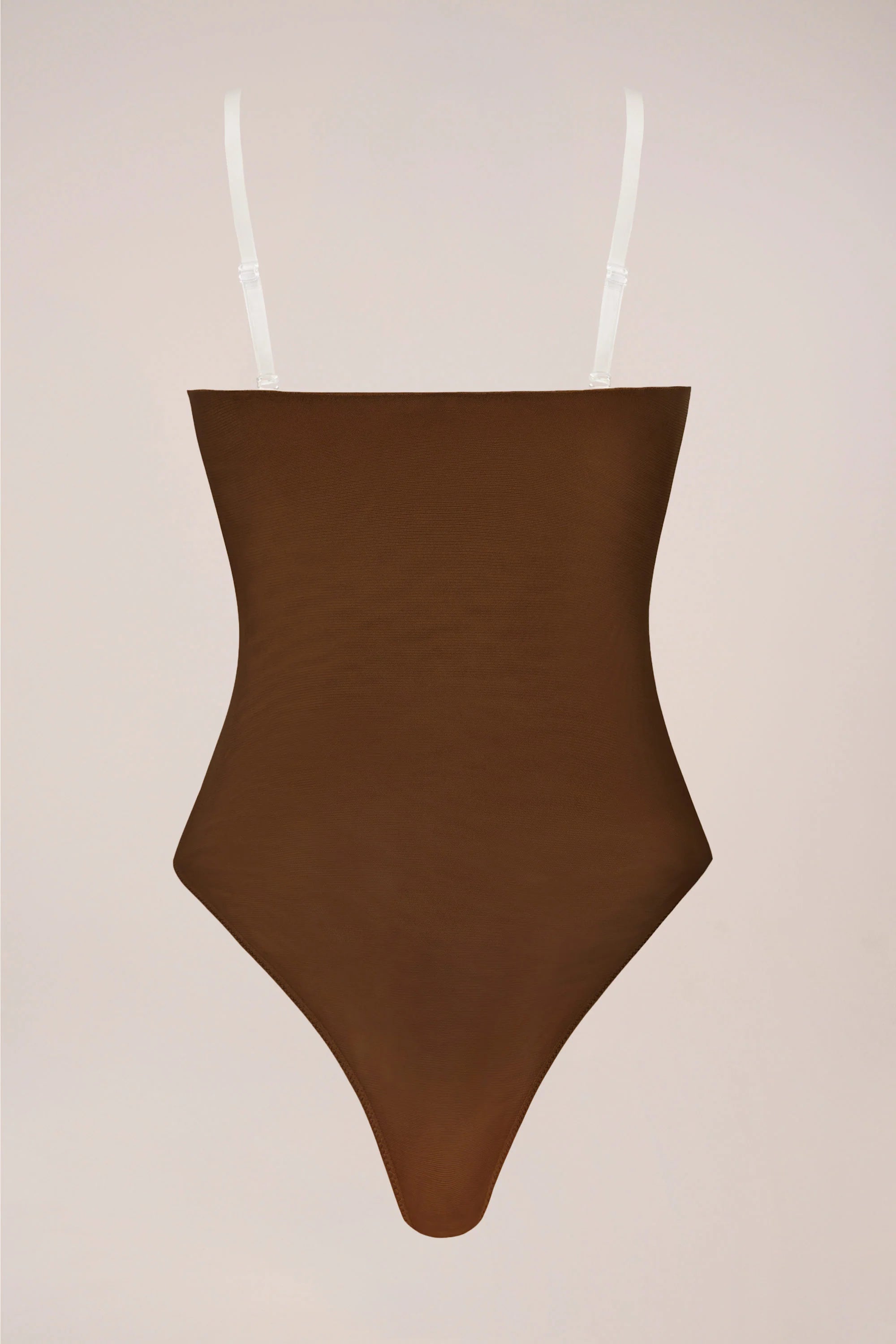 Strapless Bodysuit in Chestnut