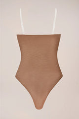 Strapless Bodysuit in Honey